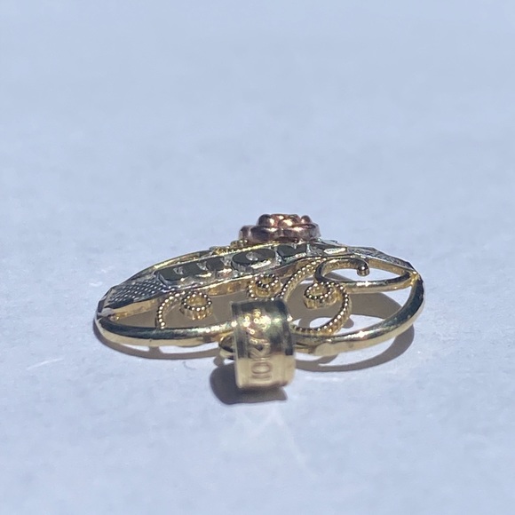 10kt “mom” heart ❤️ pendant - Picture 7 of 15